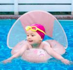 Mokomasis plaukimo ratas Swimbobo su stogeliu – Bild 16