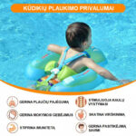 Mokomasis plaukimo ratas Swimbobo su stogeliu – Bild 5