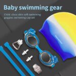 Schwimmkappen- und Schwimmbrillen-Set für Kinder – Bild 3