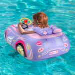 Pripučiamas automobilis žaidimams baseine vaikams