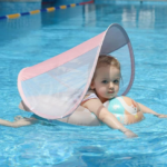 Mokomasis plaukimo ratas Swimbobo su stogeliu – Bild 20