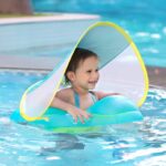 Swimbobo mokomasis plaukimo ratas su stogeliu kūdikiams